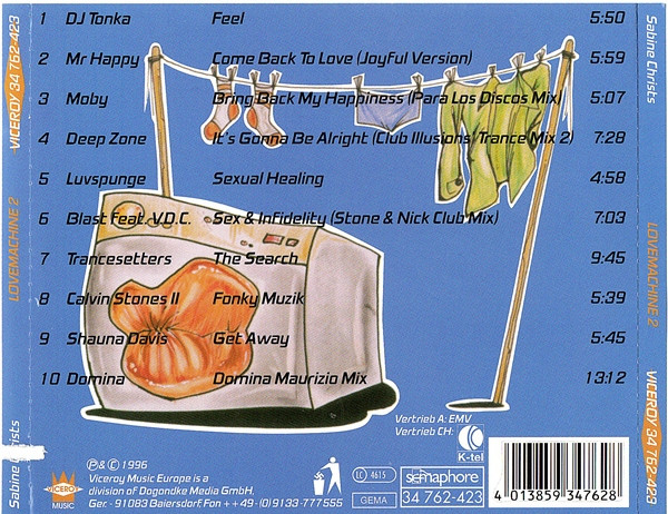 Cover zu Sabine Christ - Love Machine 2 | 1996 | Vinyl | Electronic | Germany