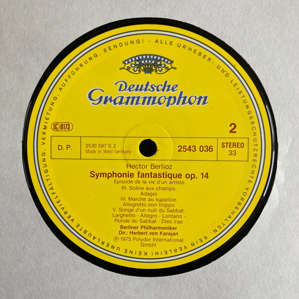 Cover zu Berliner Philharmoniker, Herbert von Karajan - Karajan-Edition 100 Meisterwerke - Berlioz: Symphonie Fantastique | 1982 | Vinyl | Classical | Germany