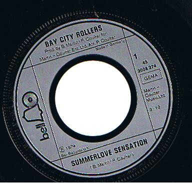 Cover zu Bay City Rollers - Summerlove Sensation | 1974 | Vinyl | Rock | Germany Schallplatten Ankauf