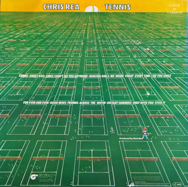 Cover zu Chris Rea - Tennis | 1980 | Vinyl | Rock | Germany Schallplatten Ankauf
