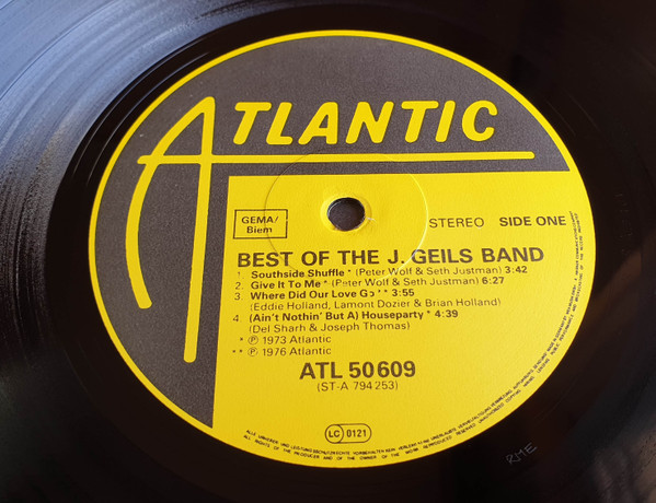 Cover zu The J. Geils Band - Best Of The J. Geils Band | Vinyl | Rock | Germany