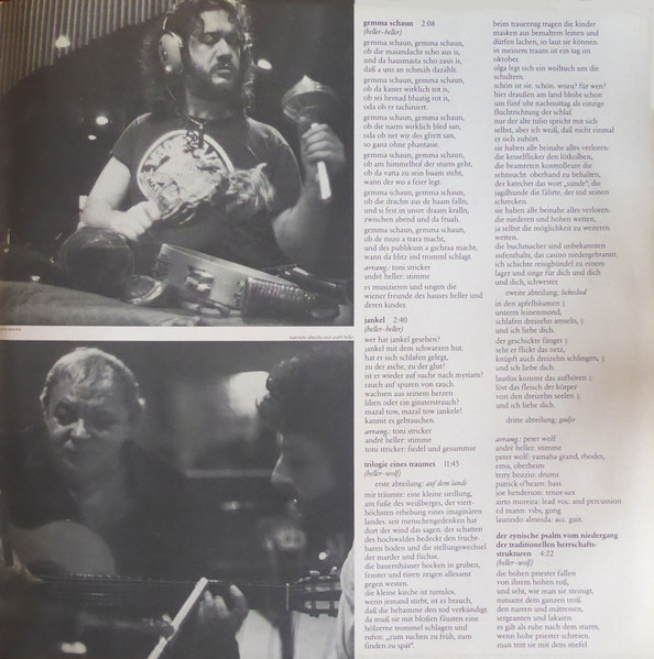 Cover zu André Heller - Basta | 1978 | Vinyl | Jazz, Rock, Pop, Folk, World, & Country | Germany
