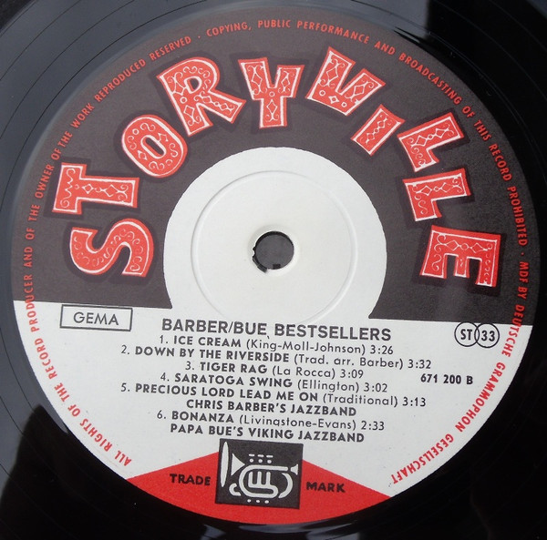 Cover zu Chris Barber's Jazz Band / Papa Bue's Viking Jazz Band - Barber / Bue Bestsellers | Vinyl | Jazz | Germany