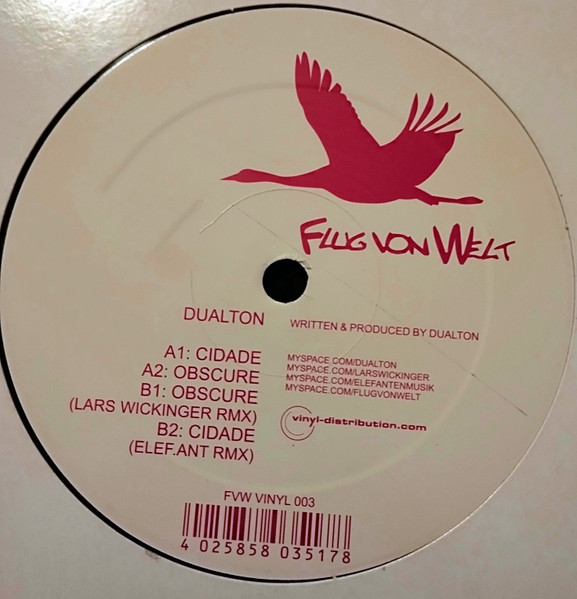 Cover zu Dualton - Cidade / Obscure | 2009 | Vinyl | Electronic | Germany Schallplatten Ankauf