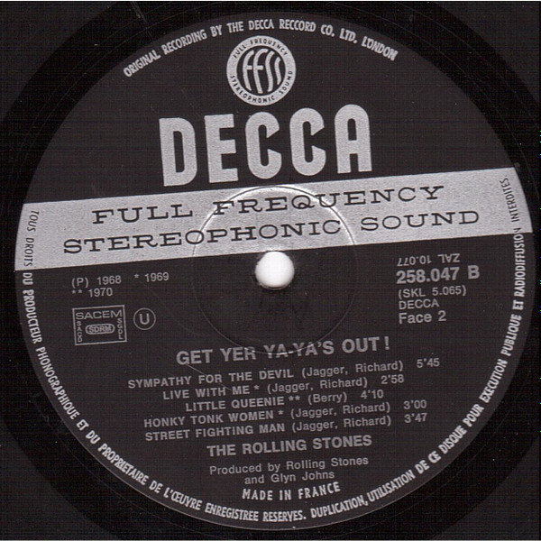 Cover zu The Rolling Stones - Get Yer Ya-Ya's Out! - The Rolling Stones In Concert | 1972 | Vinyl | Rock | France