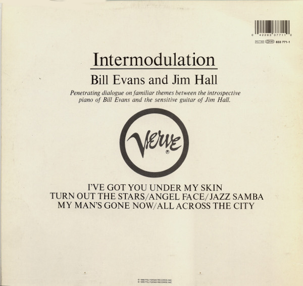 Cover zu Bill Evans And Jim Hall - Intermodulation | Vinyl | Jazz | Netherlands