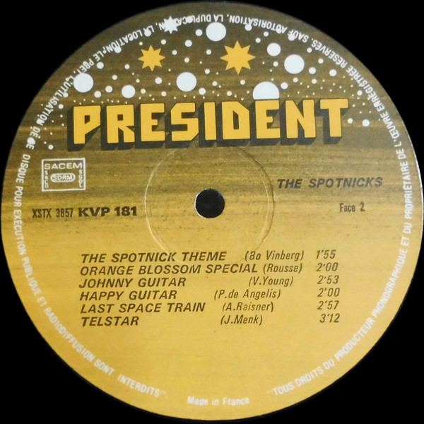 Cover zu The Spotnicks - Sound | 1978 | Vinyl | Rock | France