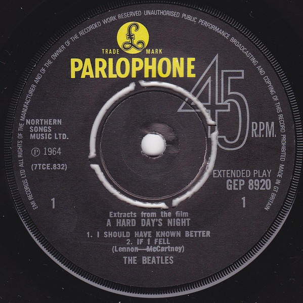 Cover zu The Beatles - Extracts From The Film A Hard Day's Night | 1978 | Vinyl | Rock | UK