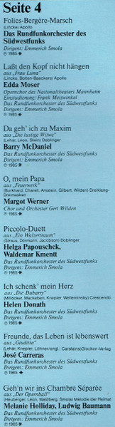 Cover zu Various - Die Super Hitparade Der Operette | 1985 | Vinyl | Classical | Germany