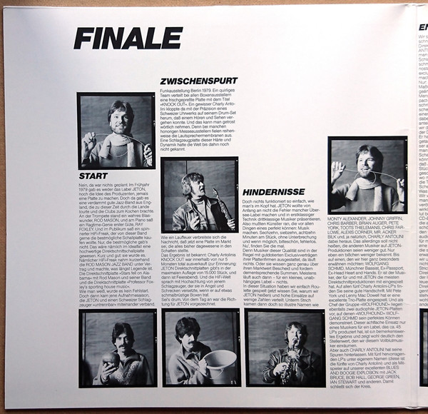 Cover zu Charly Antolini - Finale | 1983 | Vinyl | Jazz | Germany Schallplatten Ankauf