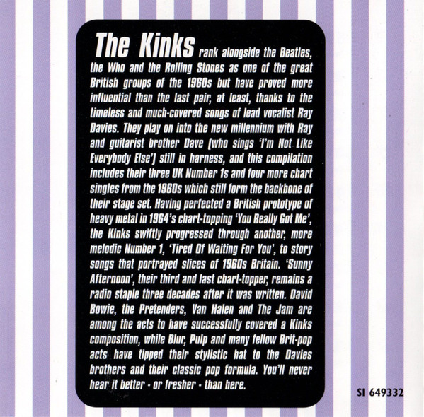 Cover zu The Kinks - It's The Kinks | 2001 | Vinyl | Rock | Netherlands