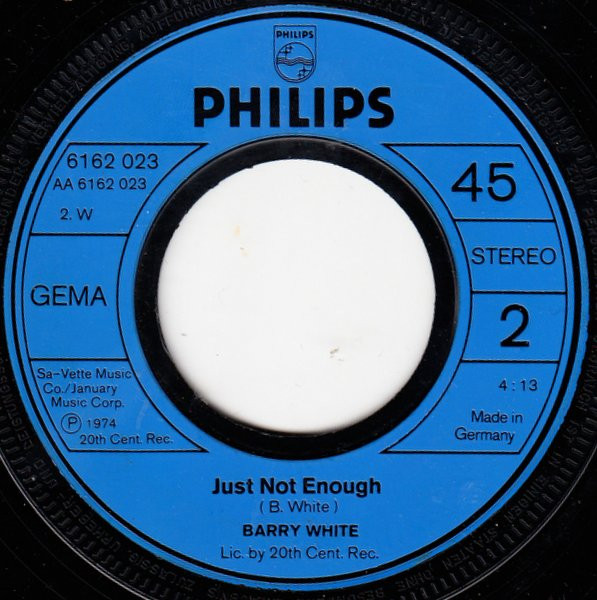 Cover zu Barry White - Can't Get Enough Of Your Love, Babe | 1974 | Vinyl | Funk / Soul | Germany Schallplatten Ankauf