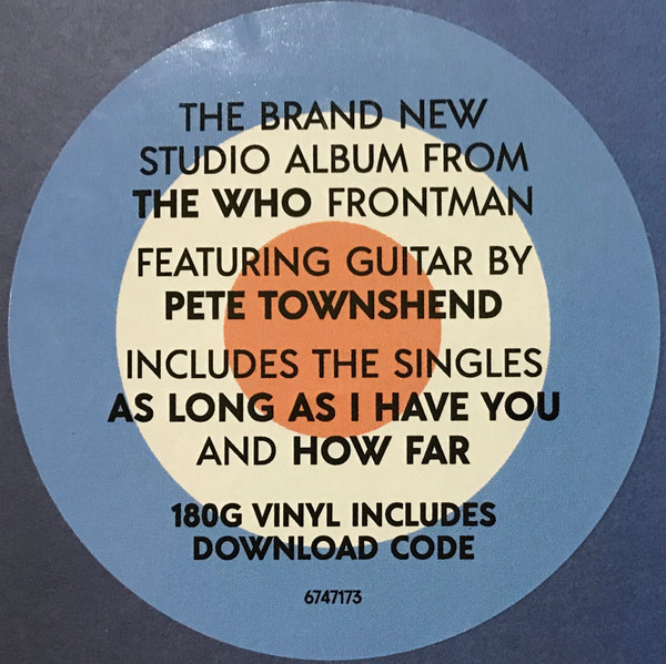 Cover zu Roger Daltrey - As Long As I Have You | 2018 | Vinyl | Rock | Europe