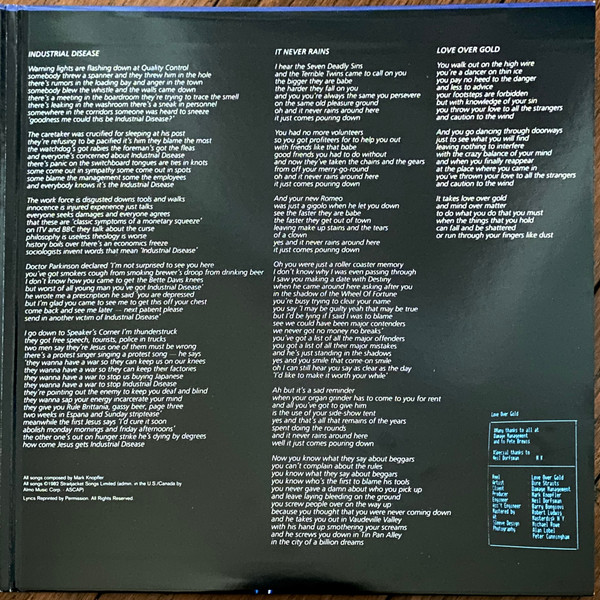 Cover zu Dire Straits - Love Over Gold | 2019 | Vinyl, 12