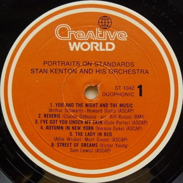 Cover zu Stan Kenton And His Orchestra - Portraits On Standards | Vinyl | Jazz | US Schallplatten Ankauf