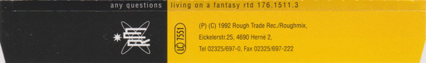 Cover zu Any Questions - Living On A Fantasy | 1992 | Vinyl | Electronic | Germany