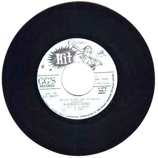 Cover zu Barbara Jones - I Really Want You To Know | 1981 | Vinyl | Reggae | Jamaica Schallplatten Ankauf