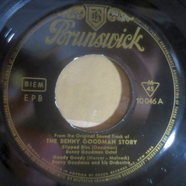 Cover zu Benny Goodman - Die Benny Goodman Story | 1956 | Vinyl | Jazz | Germany