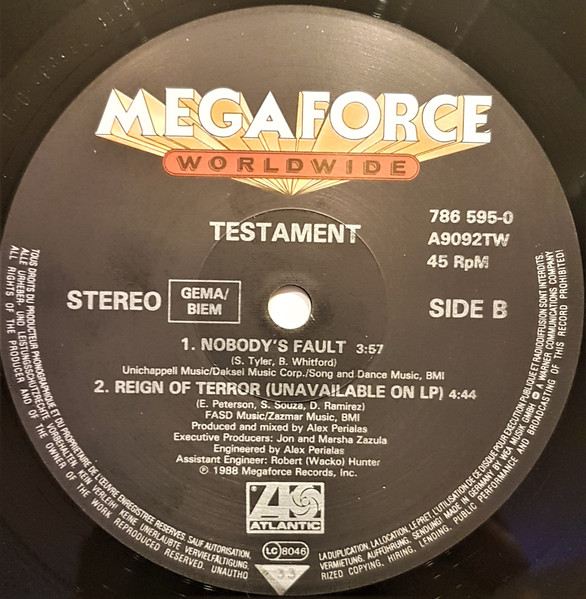 Cover zu Testament (2) - Trial By Fire | 1988 | Vinyl | Rock | Europe