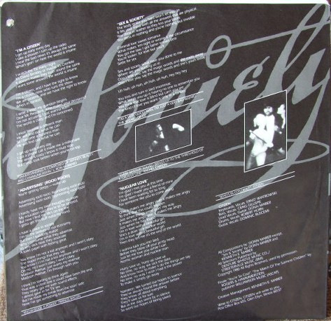 Cover zu Citizen (14) - Sex And Society | 1980 | Vinyl | Rock, Pop | US