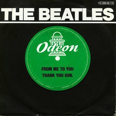 Cover zu The Beatles - From Me To You / Thank You Girl | 1976 | Vinyl | Rock | Germany Schallplatten Ankauf