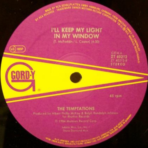 Cover zu The Temptations - How Can You Say That It's Over | 1984 | Vinyl | Rock, Funk / Soul | Germany