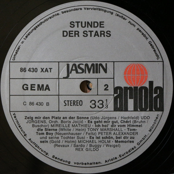 Cover zu Various - Stunde Der Stars (Schallplatte Der Guten Tat) | 1971 | Vinyl | Pop | Germany Schallplatten Ankauf