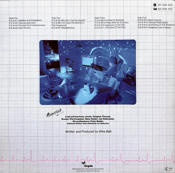 Cover zu Autopilot (6) - Rapid Eye Movements | 1981 | Vinyl | Electronic, Rock | Netherlands Schallplatten Ankauf