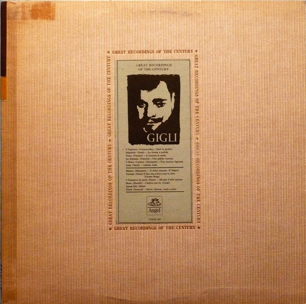 Cover zu Beniamino Gigli - Album 1 | Vinyl | Classical | US