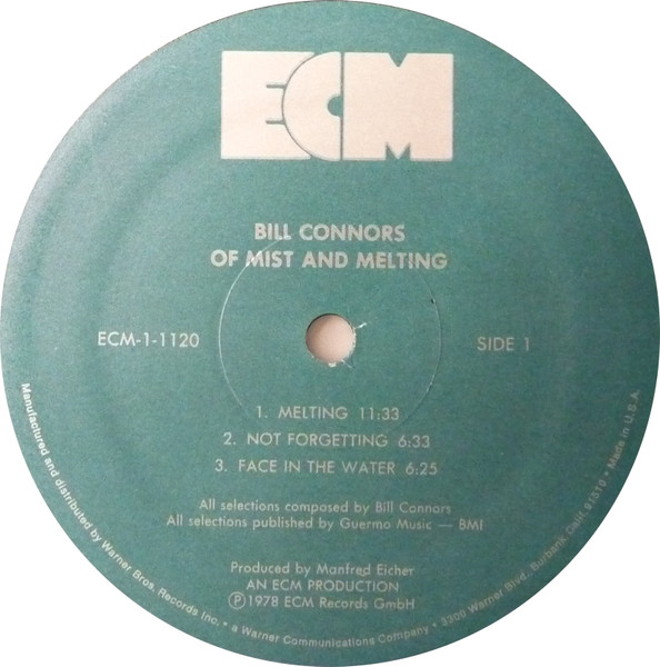 Cover zu Bill Connors - Of Mist And Melting | 1978 | Vinyl | Jazz | US