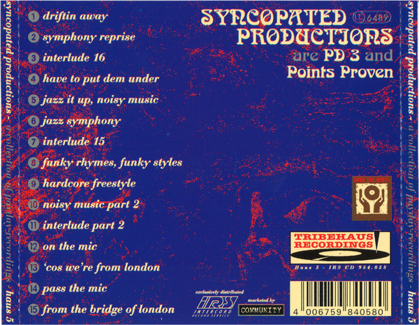 Cover zu Syncopated Productions - A Collection Of Payday-Recordings: Volume One | 1994 | Vinyl | Hip Hop | Germany