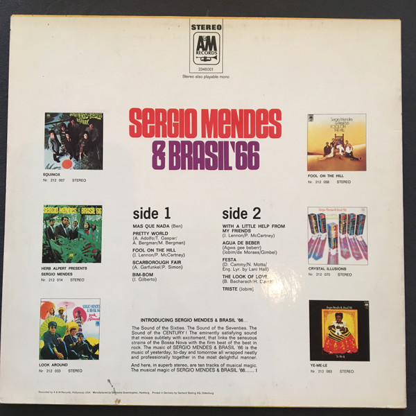 Cover zu Sérgio Mendes & Brasil '66 - Sergio Mendes & Brasil 66 | Vinyl | Jazz, Latin | Germany