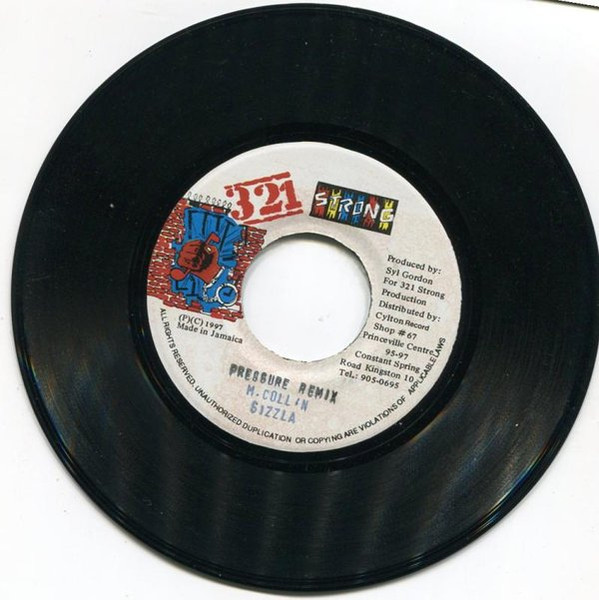 Cover zu Sizzla - Pressure Remix | 1997 | Vinyl | Reggae | Jamaica