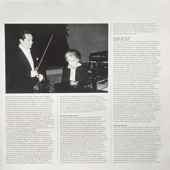 Cover zu Arthur Grumiaux, Clara Haskil, Ludwig van Beethoven - Sämtliche Sonaten Für Klavier Und Violine | 1974 | Vinyl | Classical | Europe
