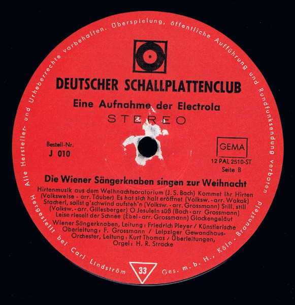 Cover zu Die Wiener Sängerknaben - Die Wiener Sängerknaben Singen Zur Weihnacht | Vinyl | Classical, Folk, World, & Country | Germany