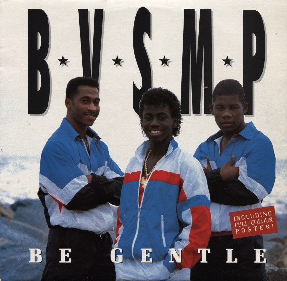 Cover zu B.V.S.M.P. - Be Gentle (European Club Mix) | 1988 | Vinyl | Electronic, Hip Hop | Europe Schallplatten Ankauf