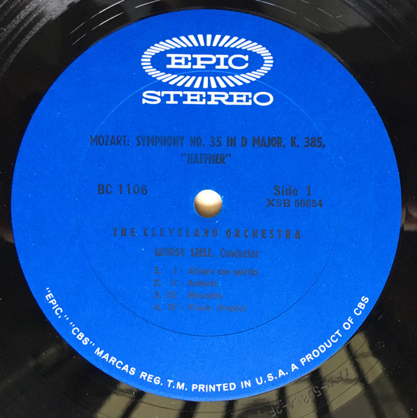 Cover zu Wolfgang Amadeus Mozart - George Szell, The Cleveland Orchestra - Symphony No. 35 In D Major, K. 385,