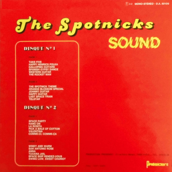 Cover zu The Spotnicks - Sound | 1978 | Vinyl | Rock | France