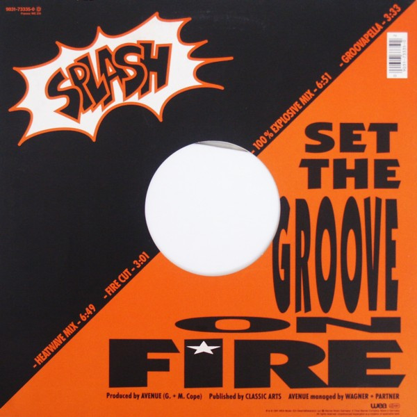 Cover zu Splash (3) - Set The Groove On Fire | 1991 | Vinyl | Hip Hop | Germany Schallplatten Ankauf