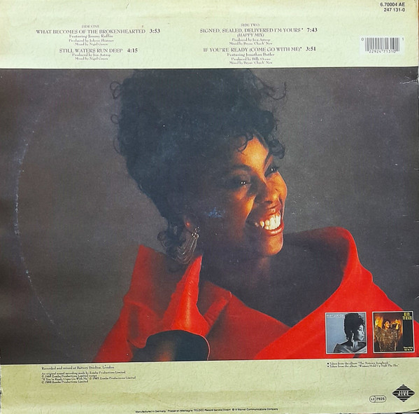 Cover zu Ruby Turner - What Becomes Of The Brokenhearted | 1988 | Vinyl | Electronic, Hip Hop | Germany Schallplatten Ankauf