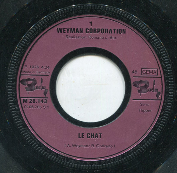 Cover zu Weyman Corporation - Le Chat | 1976 | Vinyl | Latin, Funk / Soul, Pop | Germany Schallplatten Ankauf