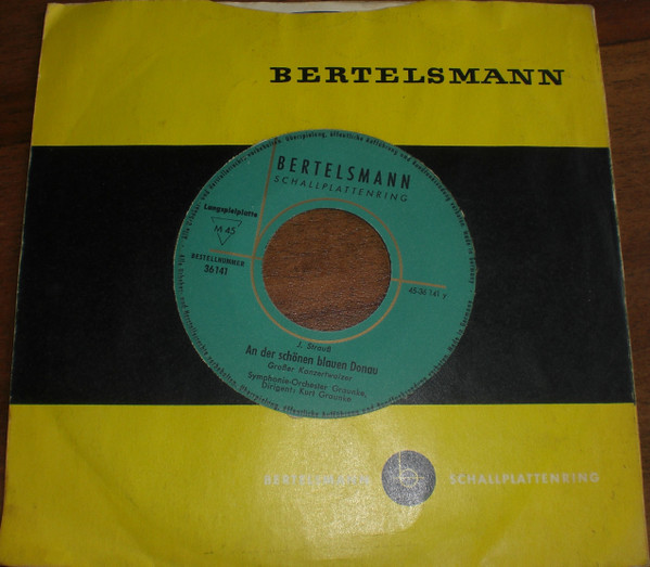 Cover zu Symphonie-Orchester Graunke - Kaiser-Walzer / An Der Schönen Blauen Donau | Vinyl | Classical | Germany Schallplatten Ankauf