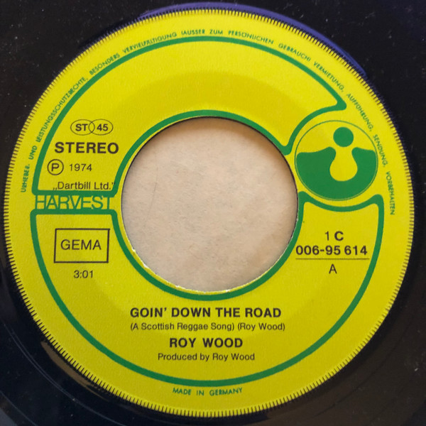 Cover zu Roy Wood - Goin' Down The Road | 1974 | Vinyl | Rock, Pop | Germany