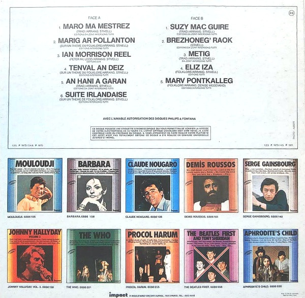 Cover zu Alan Stivell - Alan Stivell | Vinyl | Electronic, Rock, Folk, World, & Country | France Schallplatten Ankauf