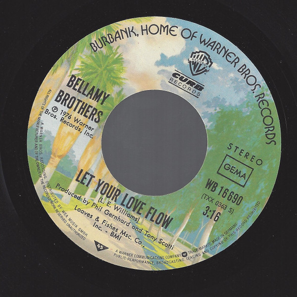 Cover zu Bellamy Brothers - Let Your Love Flow | 1976 | Vinyl | Rock | Germany Schallplatten Ankauf