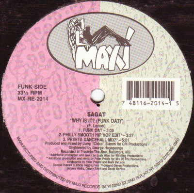Cover zu Sagat - Why Is It? (Fuk Dat) | 1993 | Vinyl | Electronic, Hip Hop | US Schallplatten Ankauf
