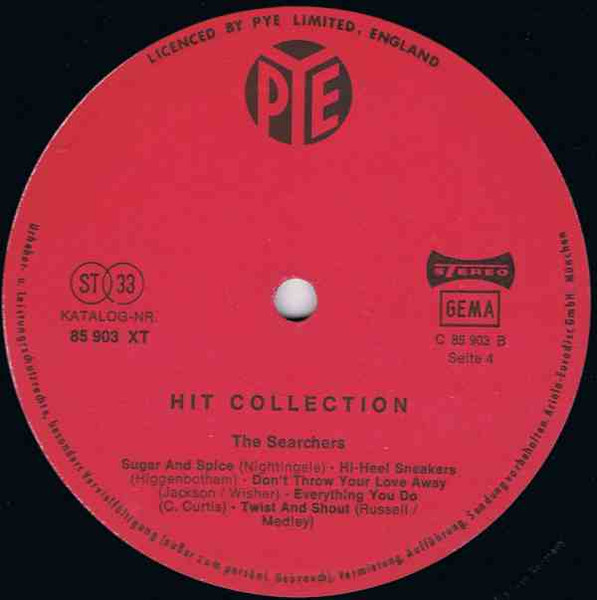 Cover zu The Searchers - Hit Collection | 1972 | 2xLP, Comp | Rock, Pop | Germany