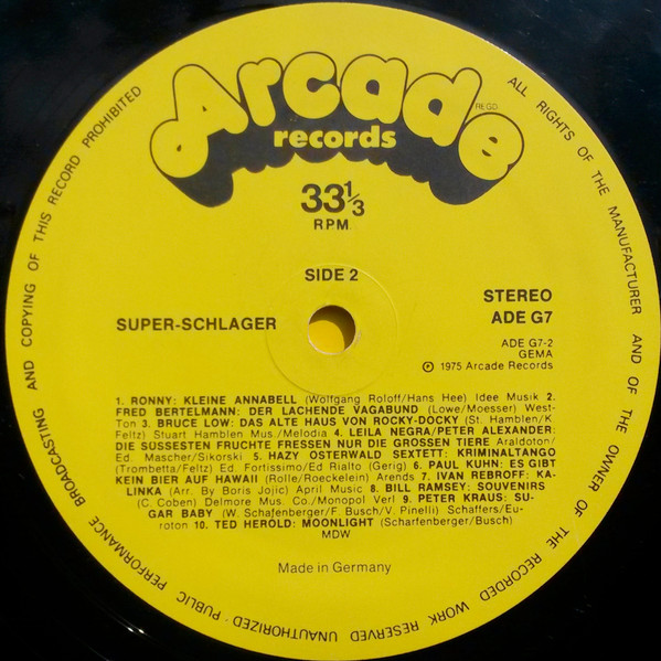 Cover zu Various - 40 Super-Schlager | 1975 | Vinyl | Pop | Germany