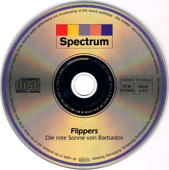 Cover zu Die Flippers - Die Rote Sonne Von Barbados | Vinyl | Pop | Europe