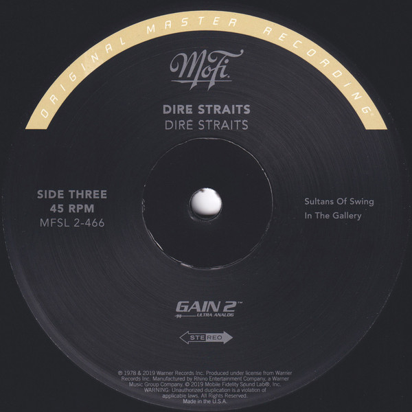 Cover zu Dire Straits - Dire Straits | 2019 | Vinyl, 12